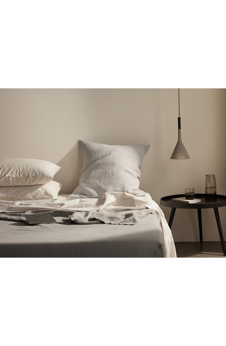 Parachute Linen Euro Pillow Sham, Alternate, color, Natural