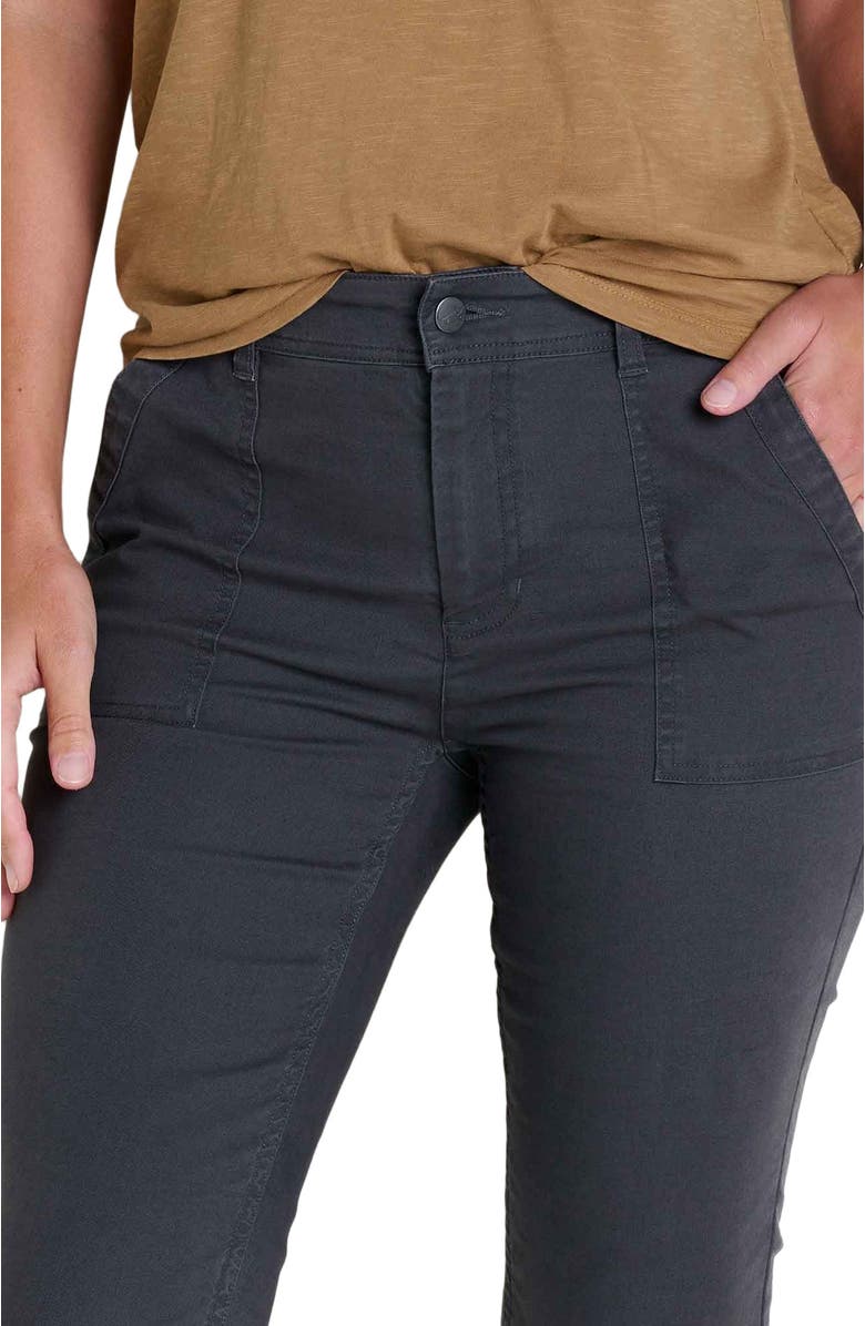 Toad & Co Earthworks Slim Pant, Alternate, color, Soot