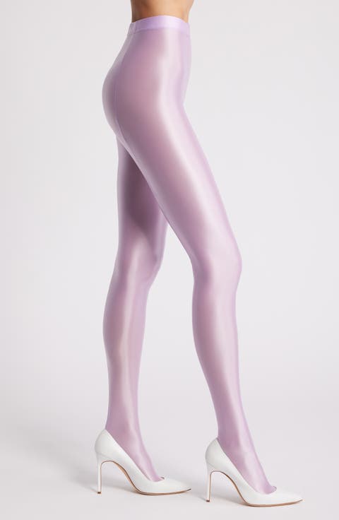 Mercury Shiny Opaque High Waist Tights