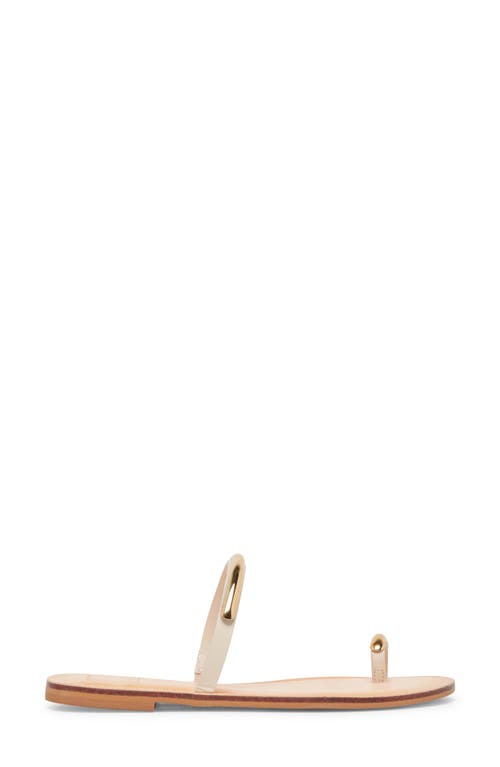 Dolce Vita Wink Slide Sandal In Bone Leather