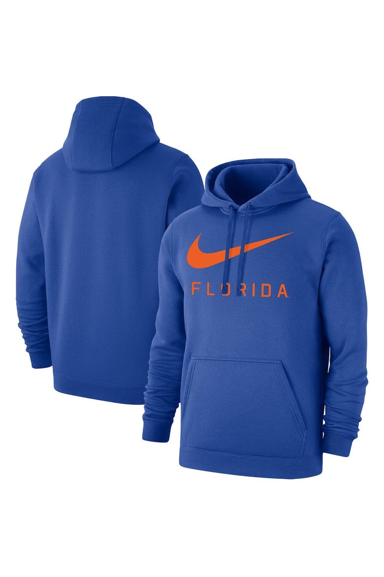 Men's Nike Royal Florida Gators Big Swoosh Club Pullover Hoodie, Main, color, Royal