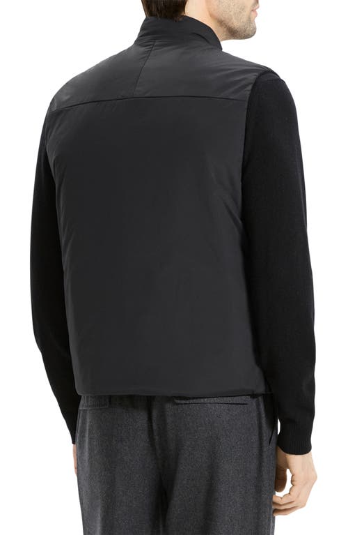 Theory Layering Motion Vest In Black