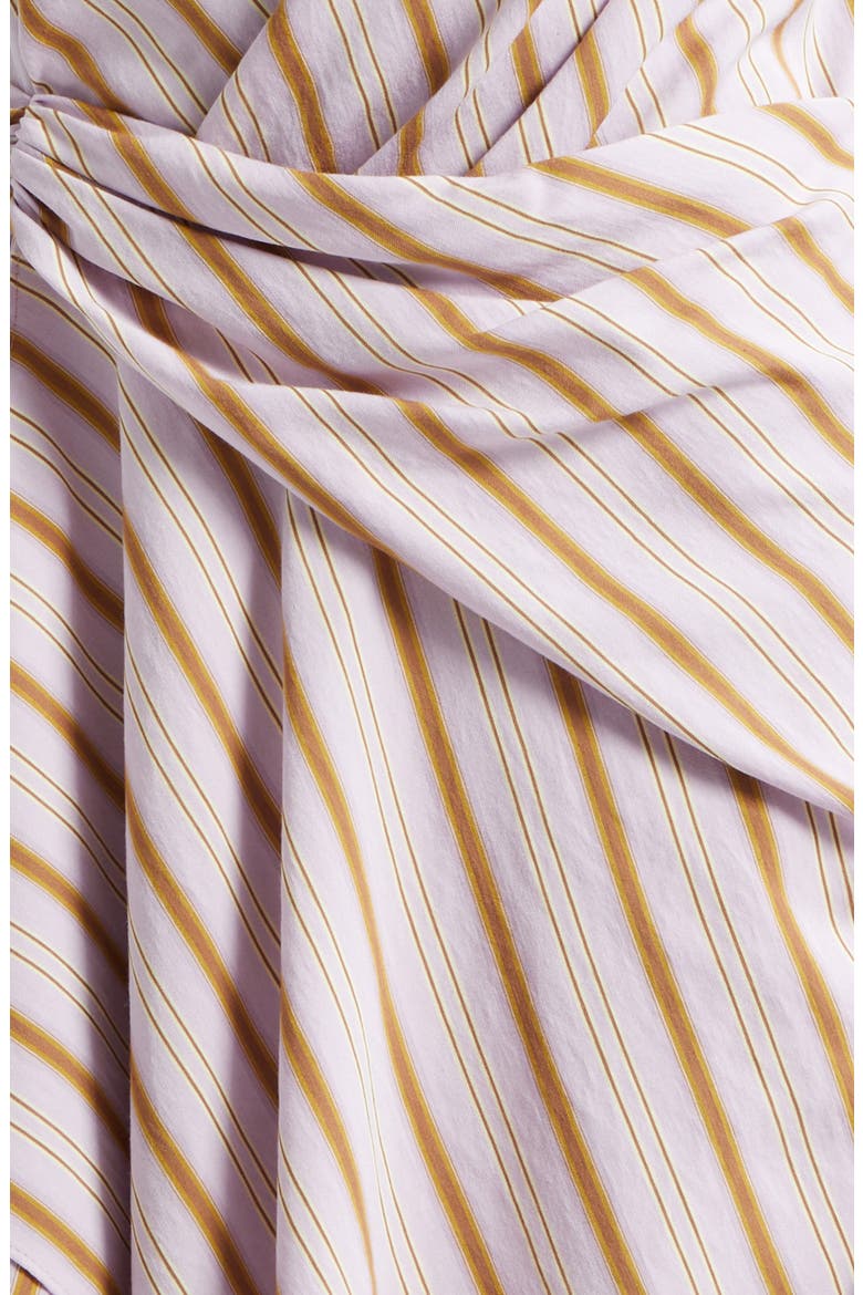 Dion Stripe Sleeveless Minidress, Alternate, color, LILAC/ CURRY