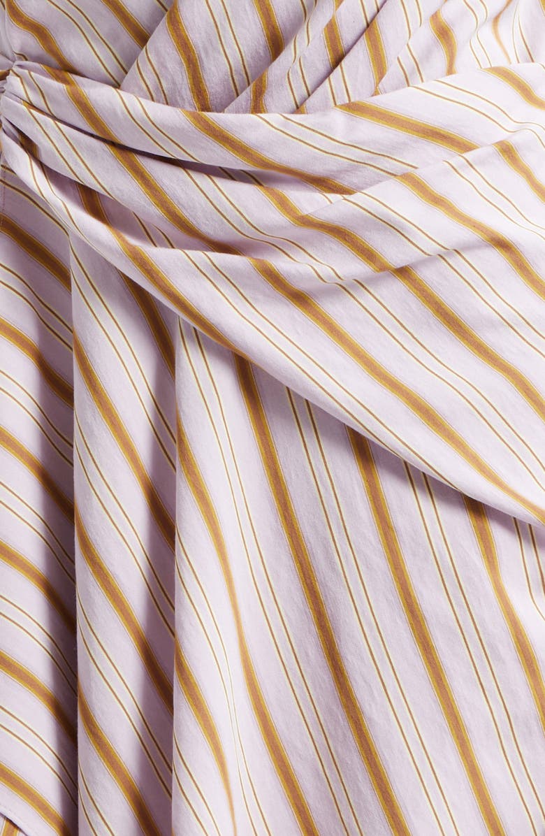 A.L.C. Dion Stripe Sleeveless Minidress, Alternate, color, Lilac/ Curry