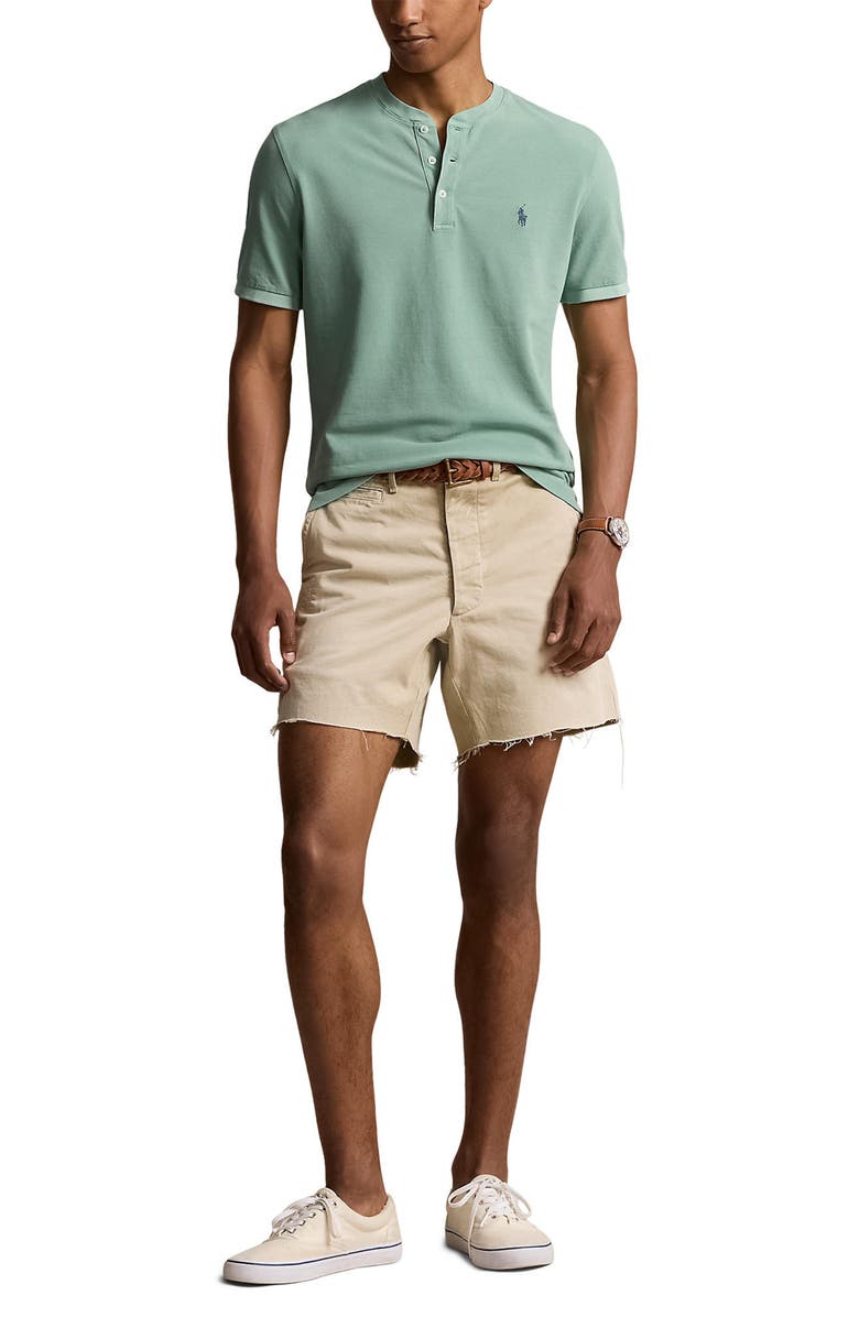 Polo Ralph Lauren Featherweight Cotton Piqué Knit Henley, Alternate, color, 