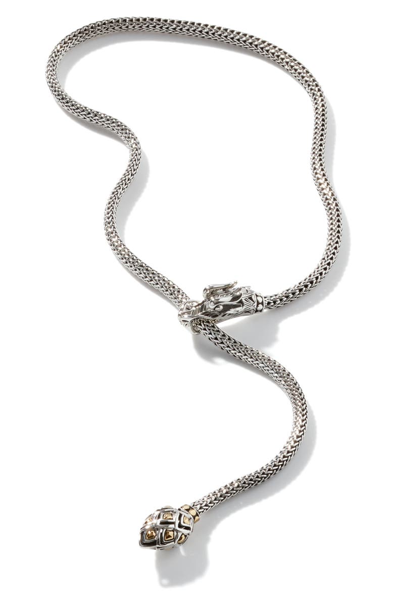 John Hardy Legends Naga Chain Y-Necklace, Alternate, color,