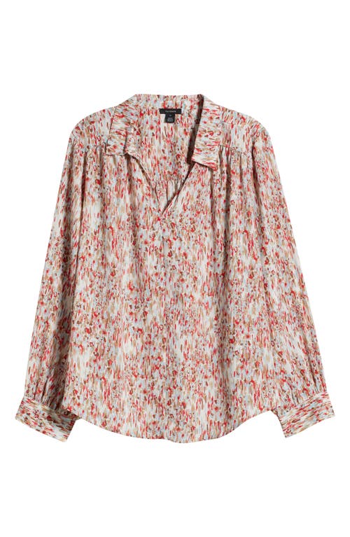 Halogen ® Johnny Collar Top In Multi