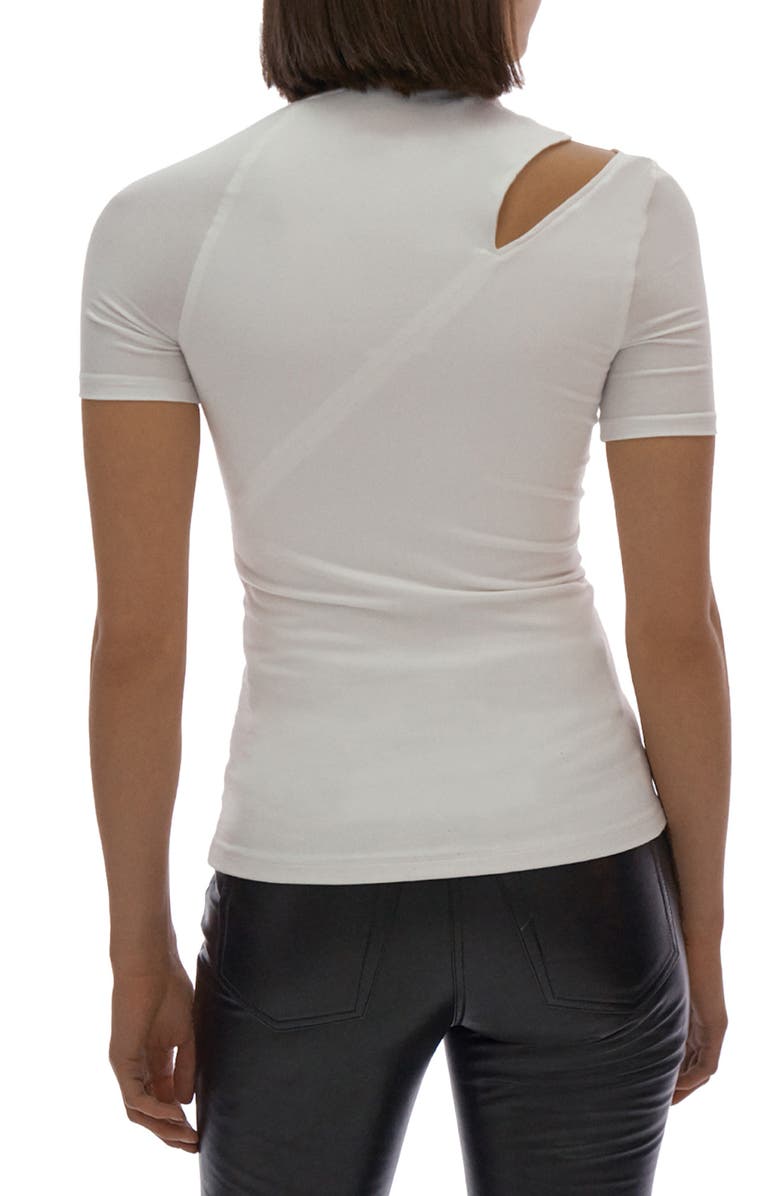 Helmut Lang Asymmetric Cutout T-Shirt, Alternate, color, 