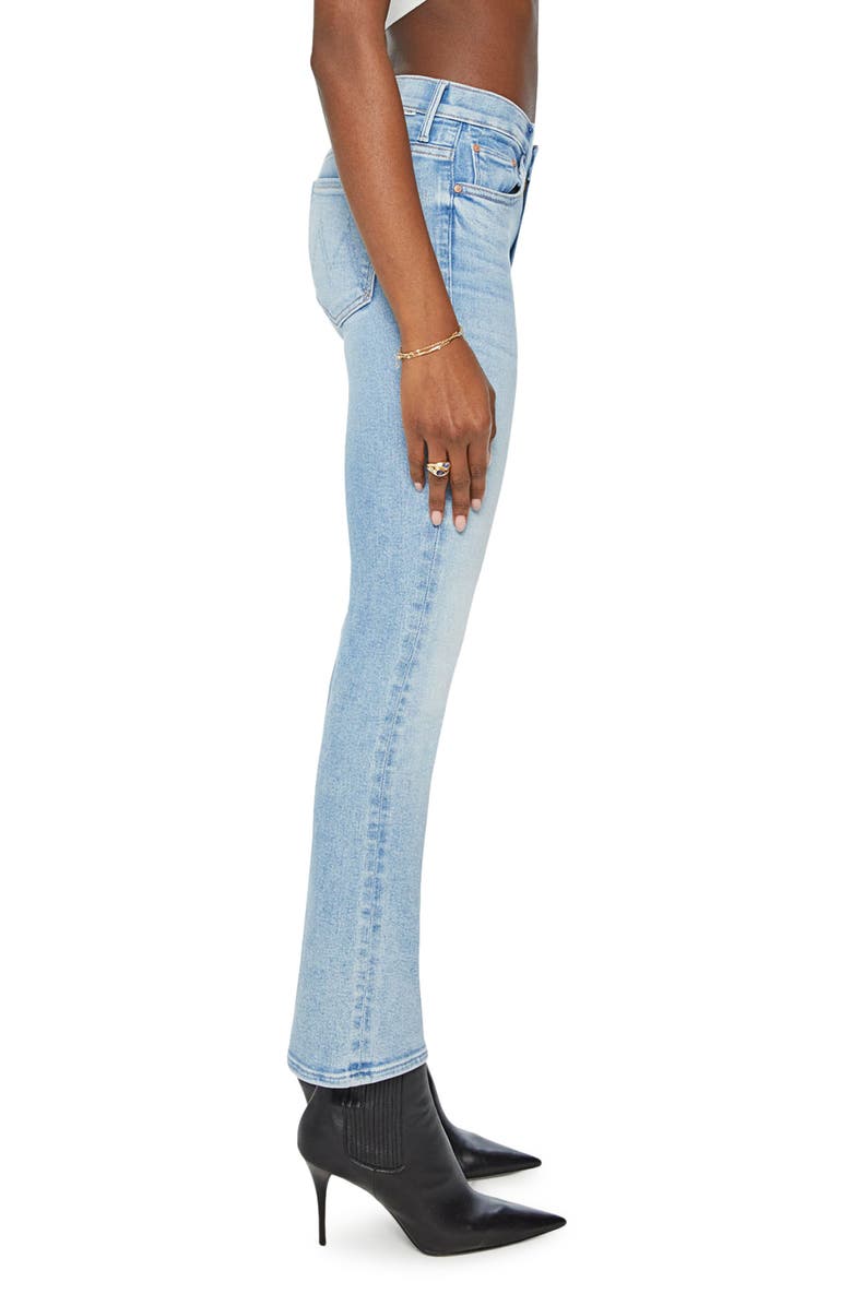 MOTHER The Insider Crop Straight Leg Jeans, Alternate, color, 