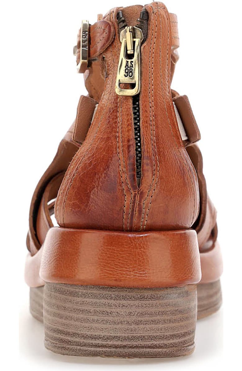 A.S.98 Stanton Wedge Sandal, Alternate, color, Whiskey