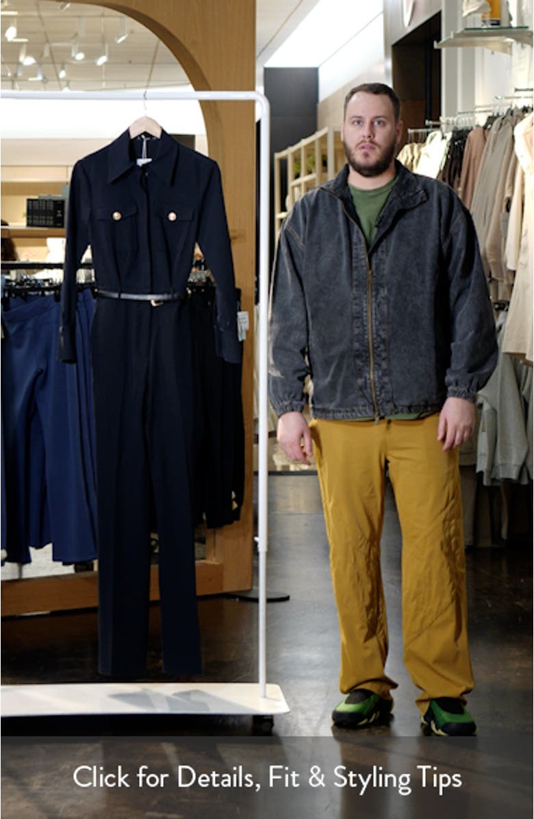 Long Sleeve Belted Jumpsuit, sales video thumbnail