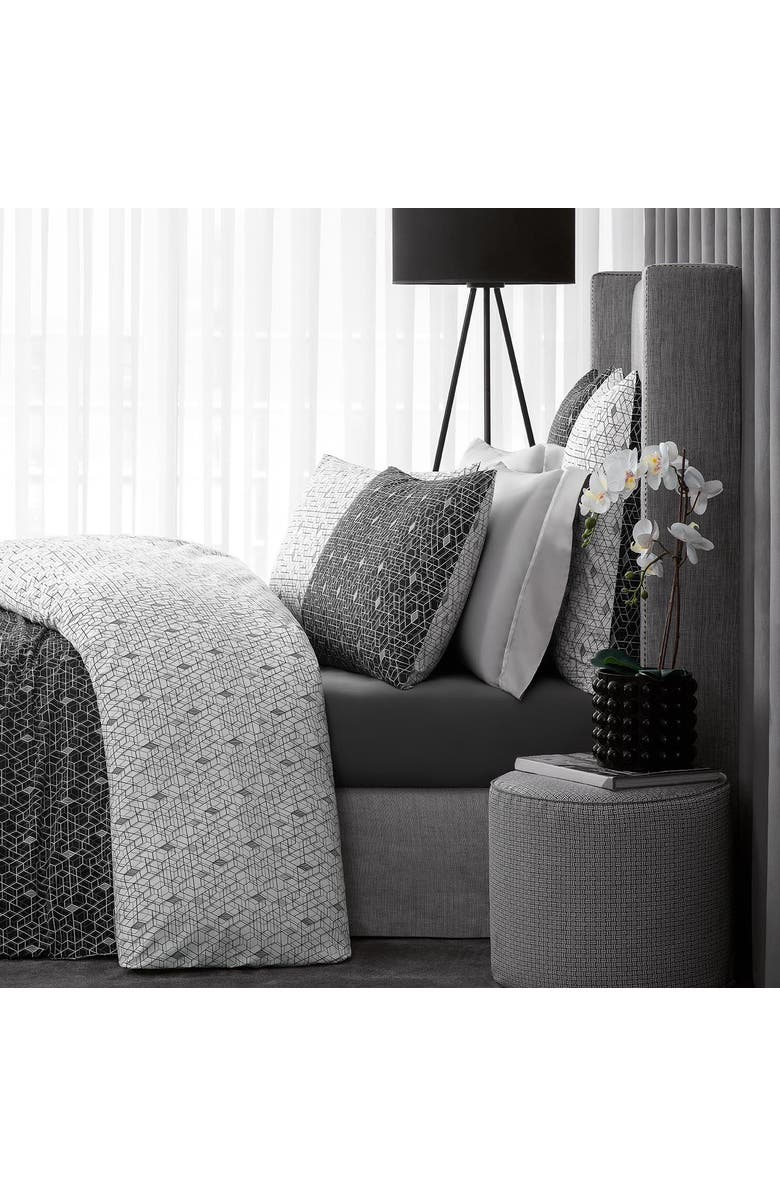 Togas Baker Fitted Sheet, Alternate, color, Grey