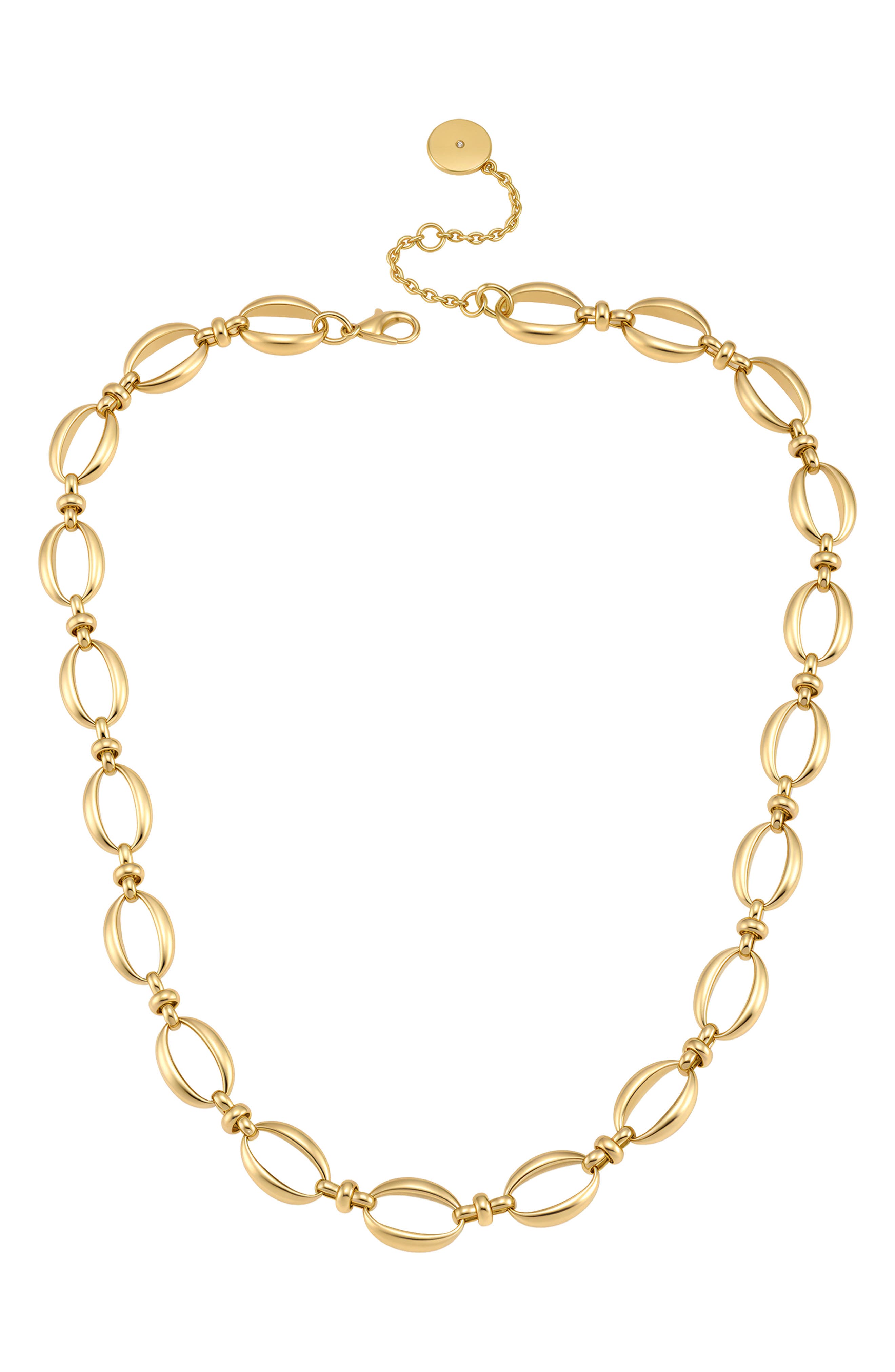Chunky Oval Link Necklace