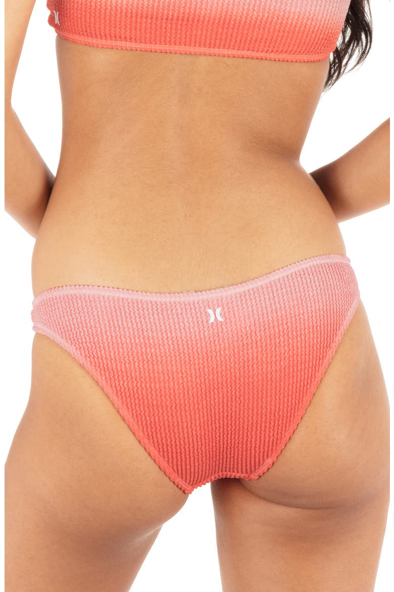 Ombré Scrunch Bikini Bottoms, Alternate, color, TERRACOTTA OMBRE