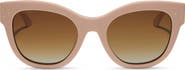 DIFF Eva 53mm Gradient Cat Eye Sunglasses