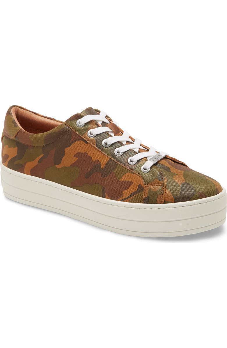 JSlides Hippie Genuine Calf Hair Platform Sneaker, Main, color,