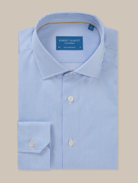 Reynolds Mini Stripe Twill Classic Fit Shirt