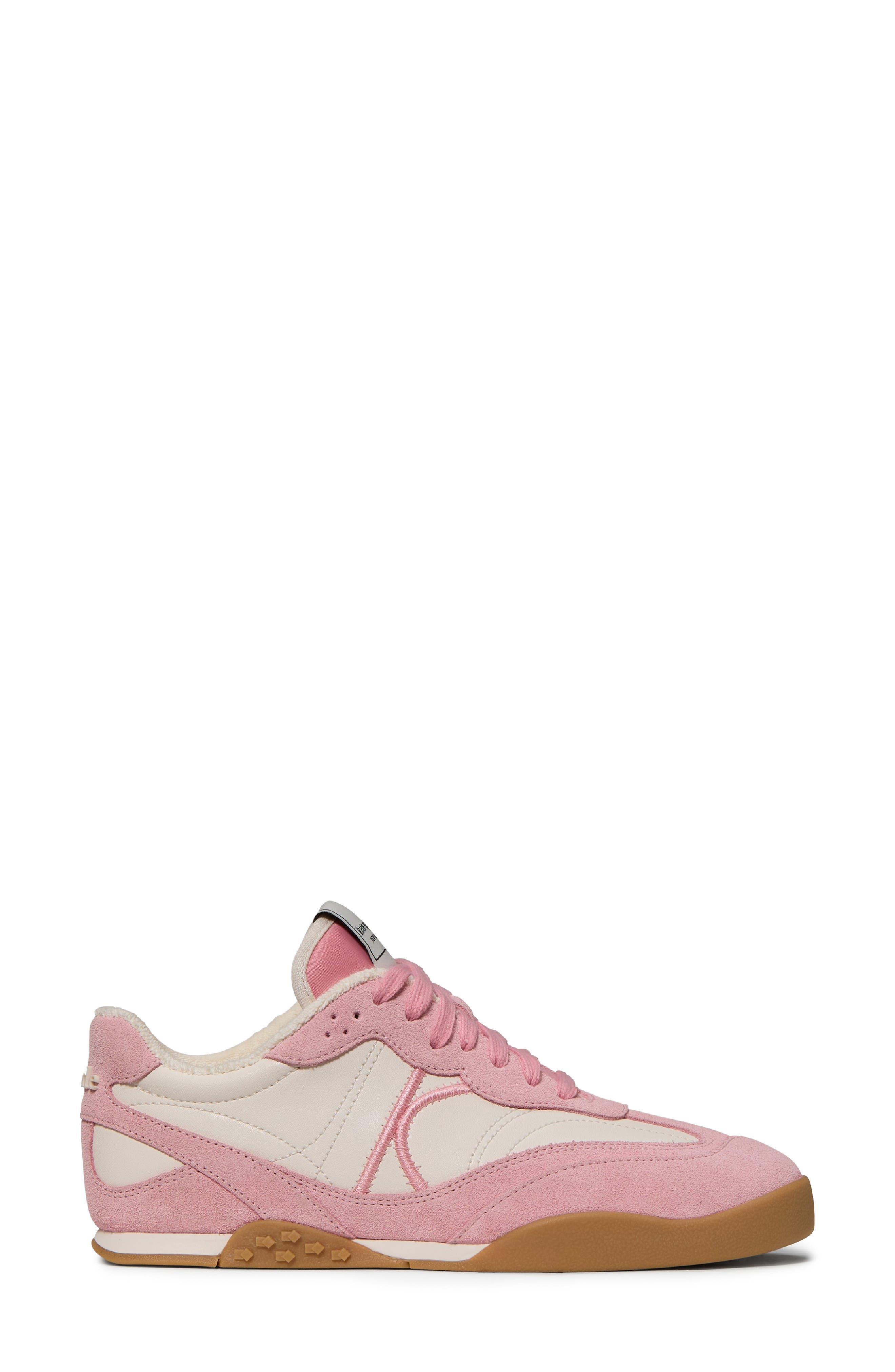 Kate Spade New York drift smooth sneaker, Alternate, color, Cream/ Grapefruit Soda