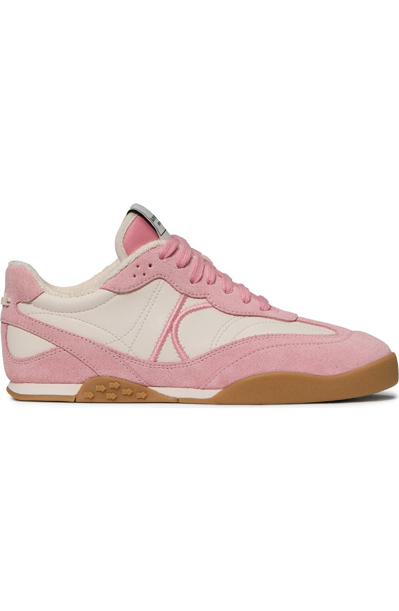 Kate Spade New York drift smooth sneaker, Alternate, color, Cream/ Grapefruit Soda