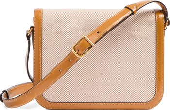 Valentino Garavani 9TO5 Canvas & Leather Shoulder Bag