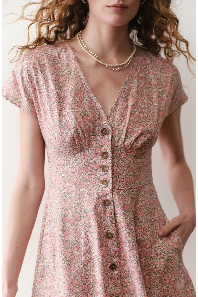 hemp mini dress Tara Hand Embroidered Hemp Mini Dress Cerqular