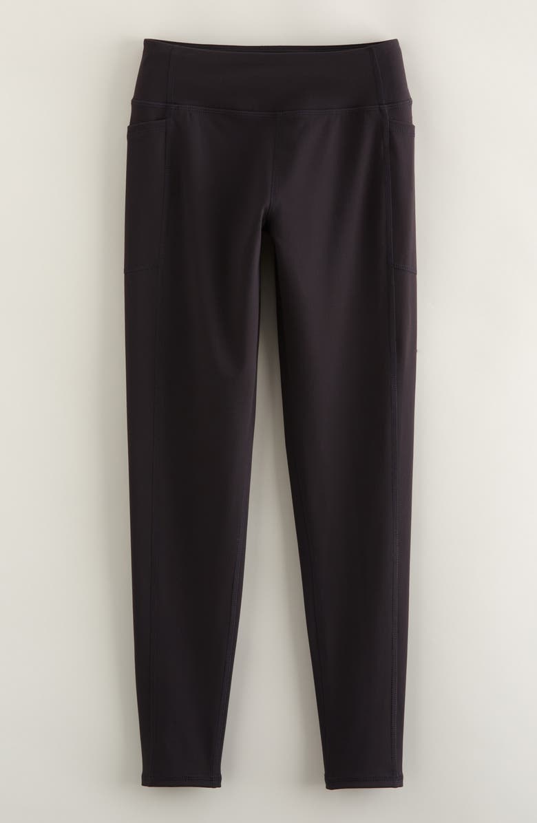 Zella Girl Kids' Favorite High Waist Pocket Leggings, Alternate, color, Black