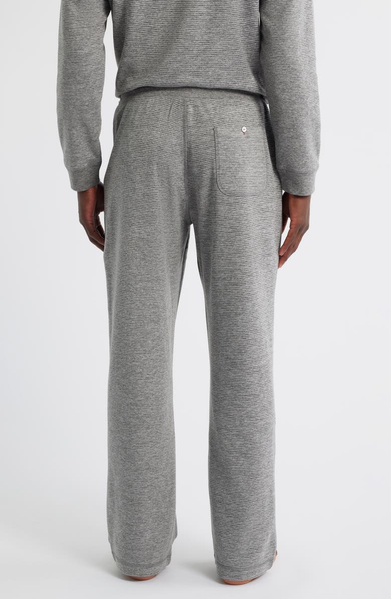 Daniel Buchler Pinstripe Pajama Pants, Alternate, color, White Grey Stipe