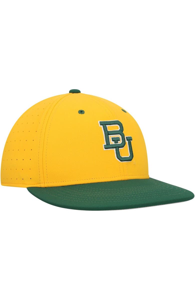 Nike Men's Nike Gold Baylor Bears Aero True Baseball Performance Fitted Hat, Alternate, color, Gold