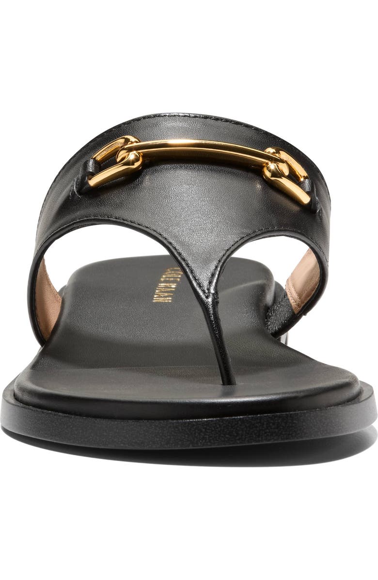 Cole Haan Flynn Thong Sandal, Alternate, color, Black Leather