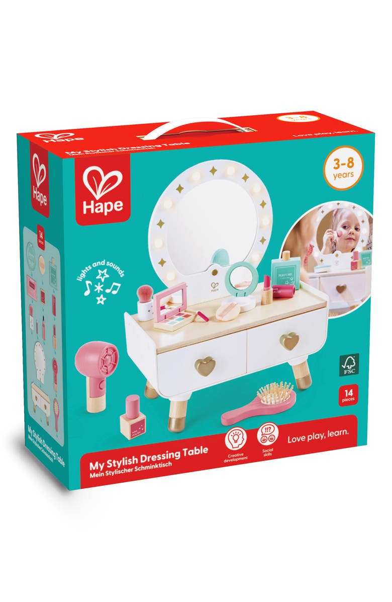 Hape My Stylish Dressing Table, Alternate, color, Multi