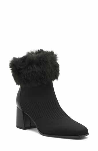 Adrienne Vittadini Jalo Faux Fur Cuff Bootie