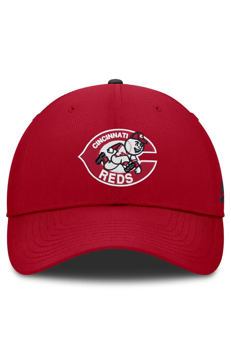 Nike Men's Nike Red Cincinnati Reds Cooperstown Club Dri-FIT Adjustable Hat, Alternate, color,