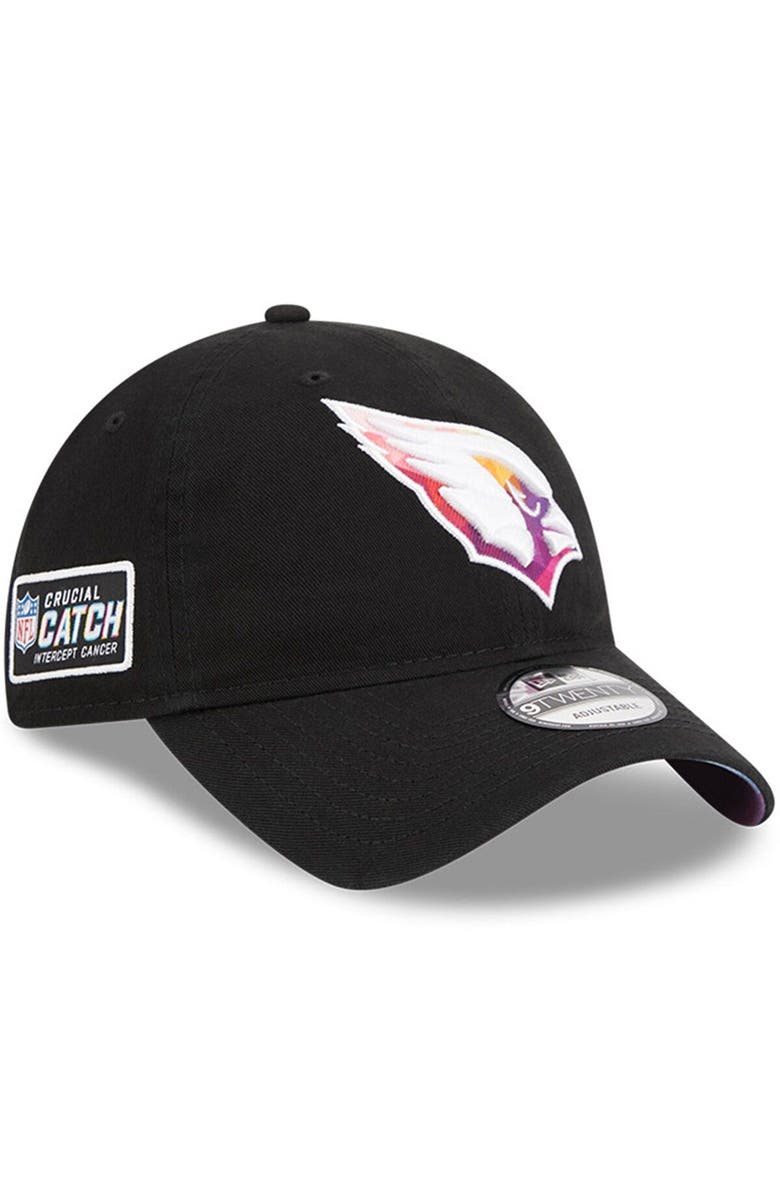 New Era Men's New Era  Black Arizona Cardinals 2023 NFL Crucial Catch 9TWENTY Adjustable Hat, Main, color, 