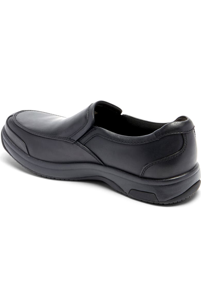 Dunham Battery Park Waterproof Slip-On, Alternate, color, Black Leather