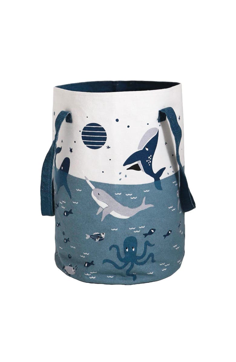 Nattiot Storage Basket Little Deep Blue, Main, color, Multi