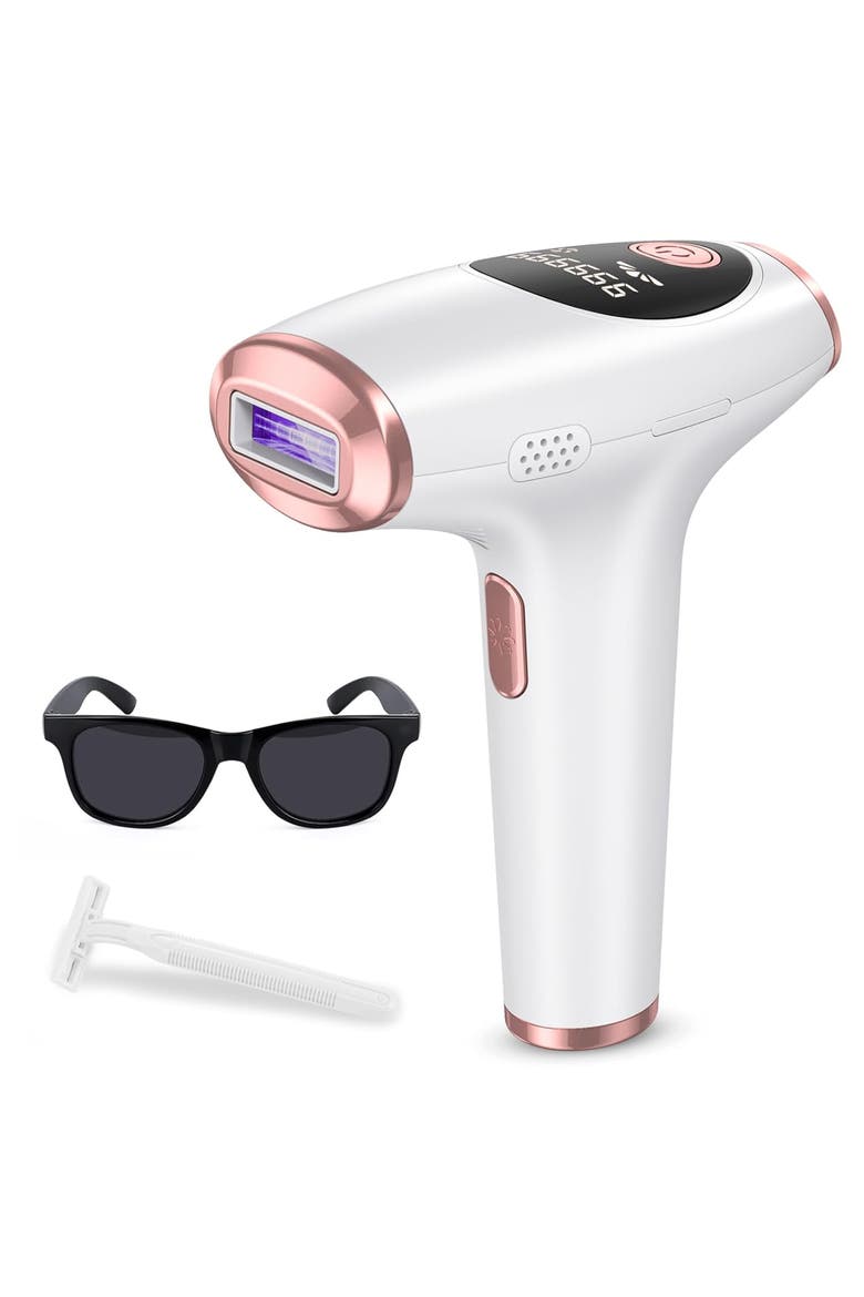 IPL Hair Removal, Laser Hair Removal for Women and Men, Main, color, White