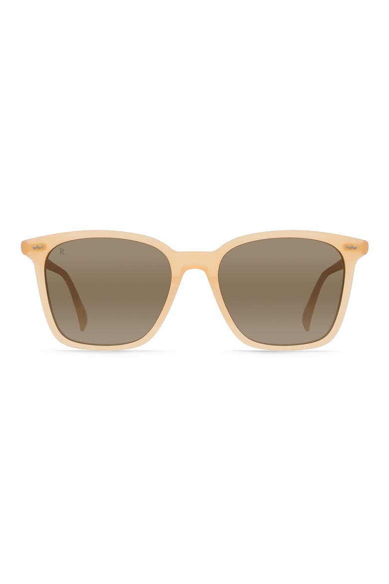 Darine Oversize Polarized Square Sunglasses, Main, color, NECTAR/ MINK GRADIENT MIR