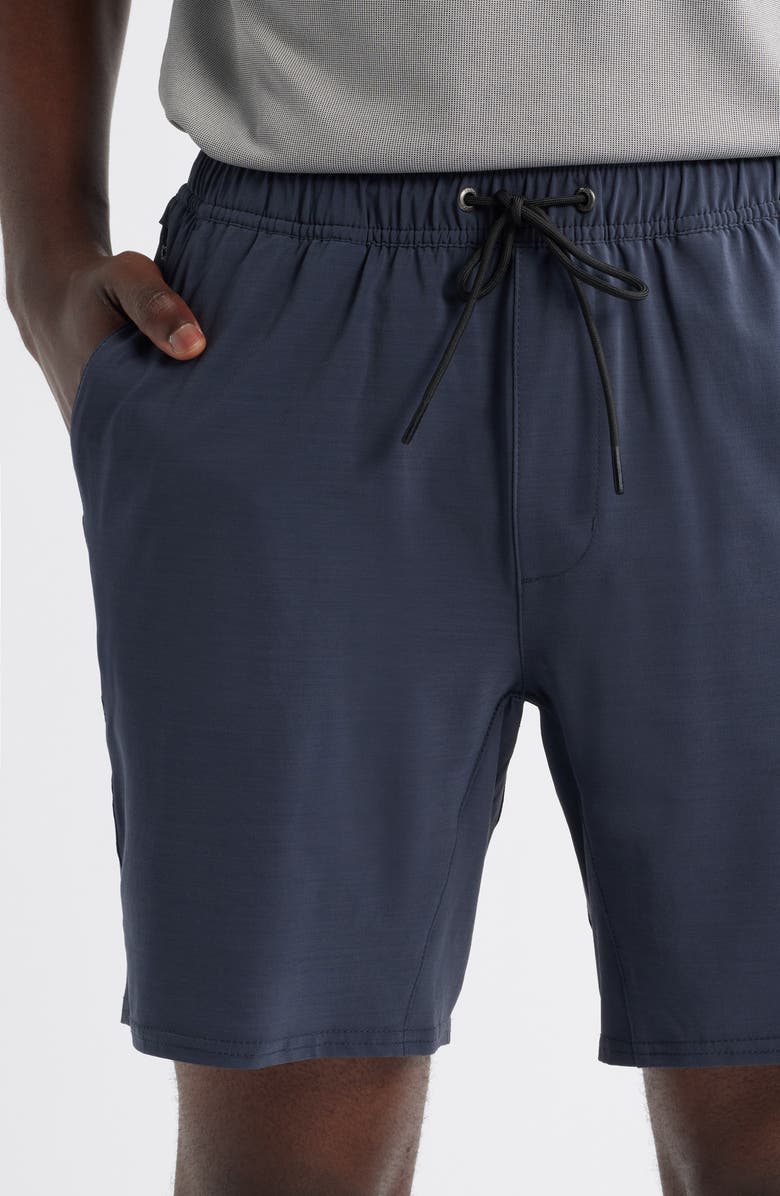 Vuori Elevate Kore Shorts, Alternate, color, Navy