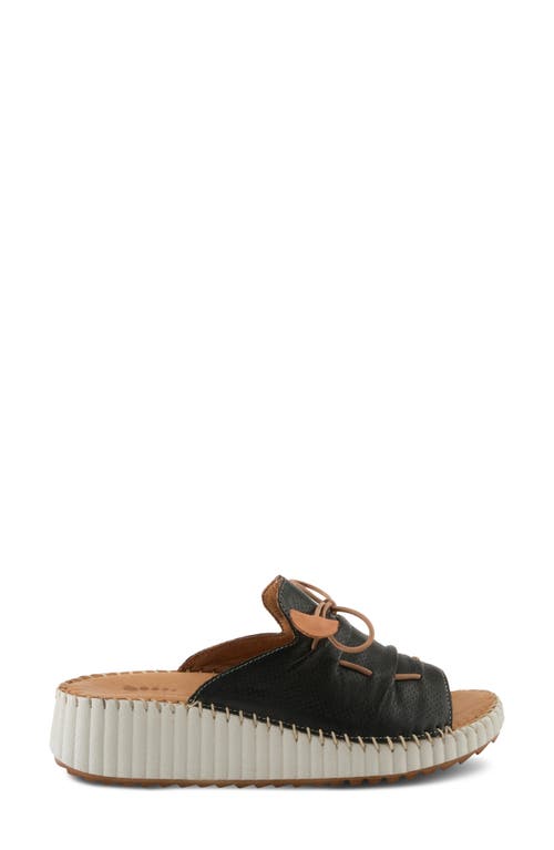 Spring Step Nevelle Wedge Sandal In Black