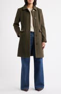 Sam Edelman Inset Waist Bouclé Coat