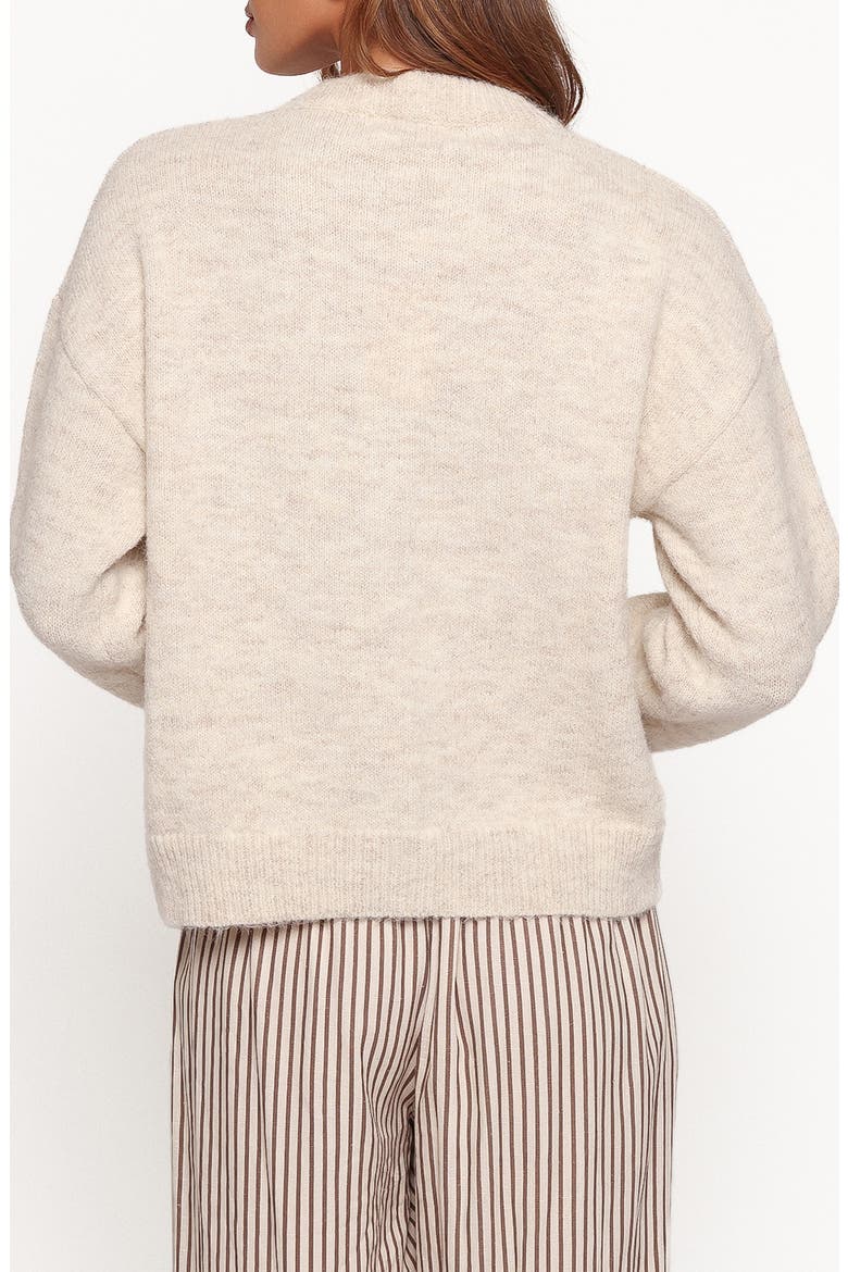 Rita Tie Cardigan, Alternate, color, BEIGE MARLE