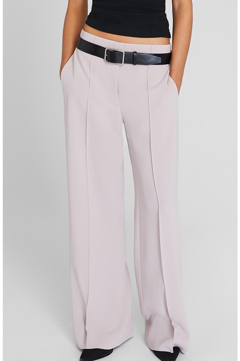 Wide Leg Crepe Pants, Main, color, 496 - LAVENDER/VIOLETCLAIR