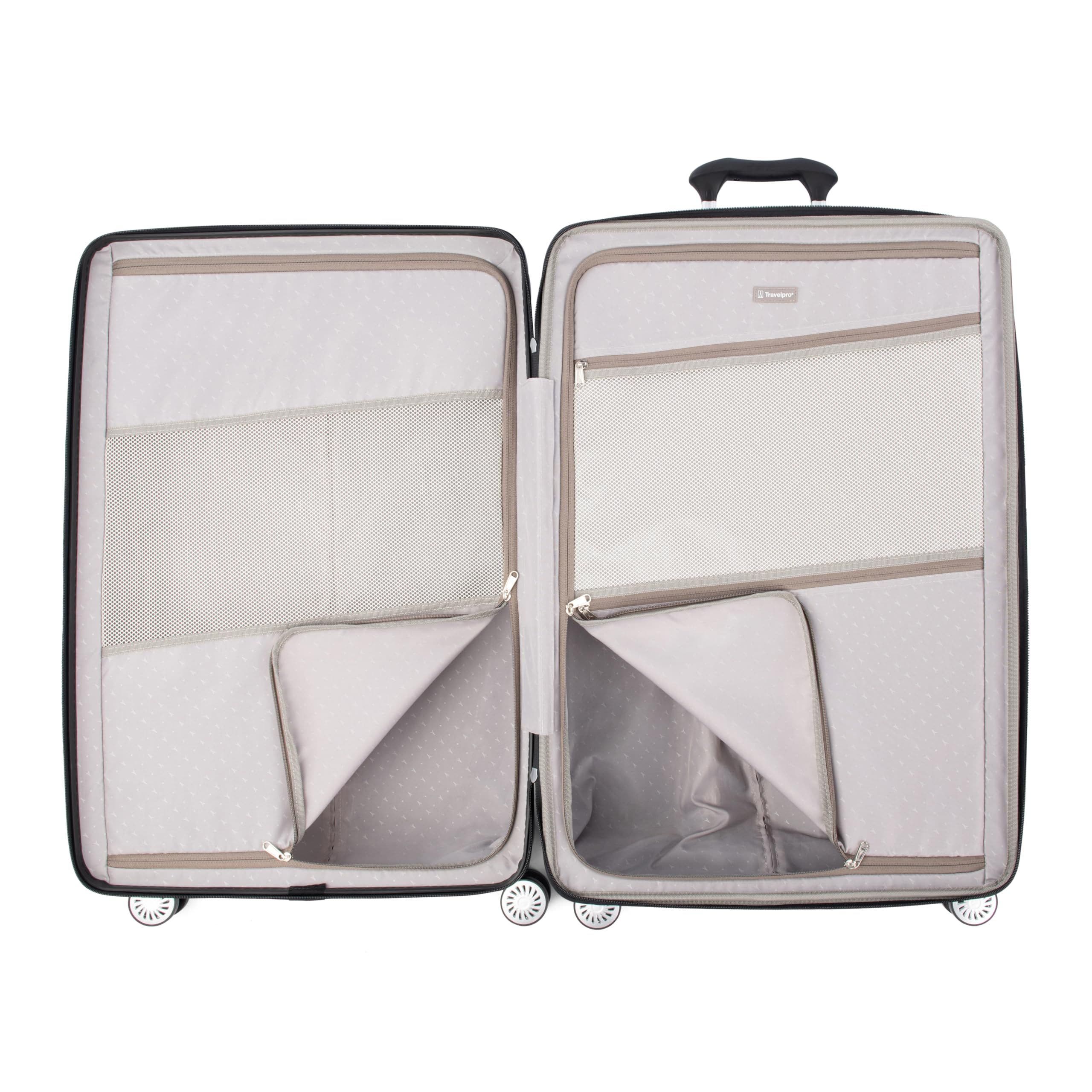 TRAVELPRO Pathways 3 Hardside Expandable 28" Large Check in Spinner Luggage, Alternate, color, Black Knight