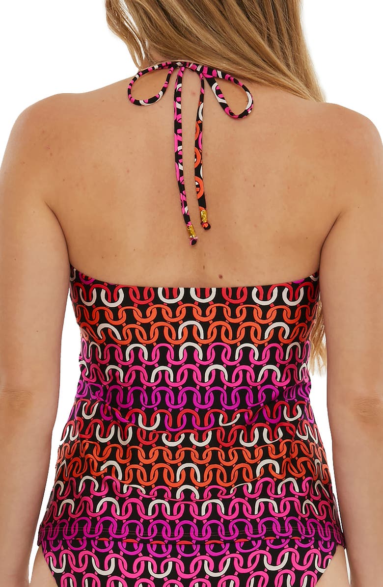 Trina Turk Echo Halter Tankini Top, Alternate, color, 