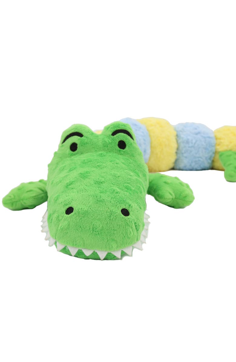 Patchwork Pet Jumbo Gatorpillar, 35 Inch Dog Toy, Alternate, color, Multicolored