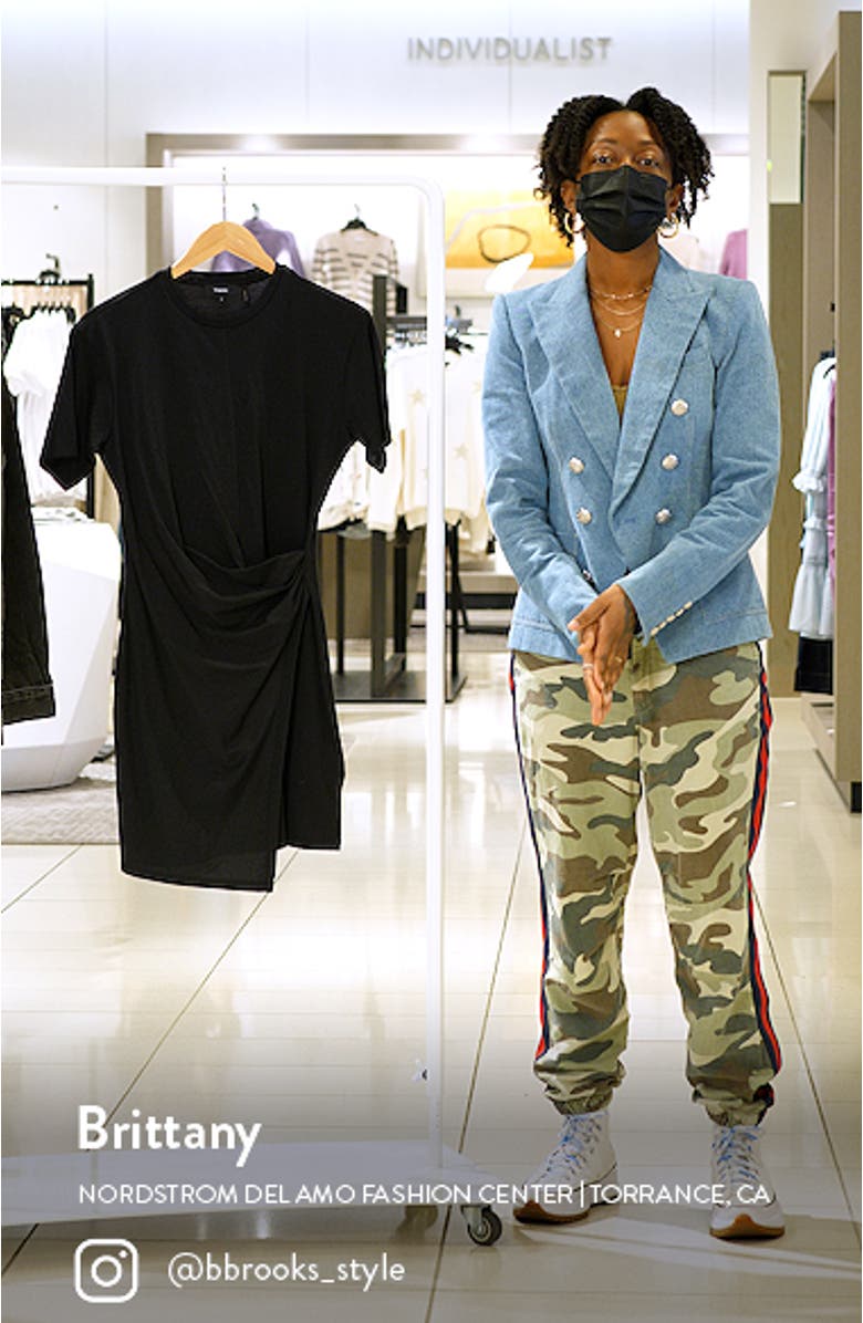 Drape Organic Pima Cotton T-Shirt Dress, sales video thumbnail