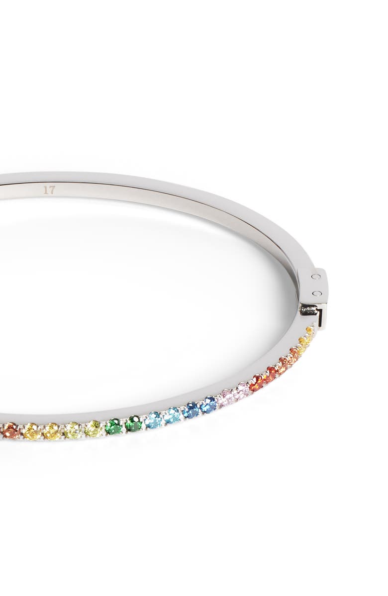 COEUR DE LION Eternal Love Silver Bangle, Alternate, color, Multicolor