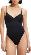 Good American Scuba Knit Show Off One-Piece Swimsuit