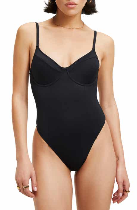 Good American Scuba Knit Show Off One-Piece Swimsuit