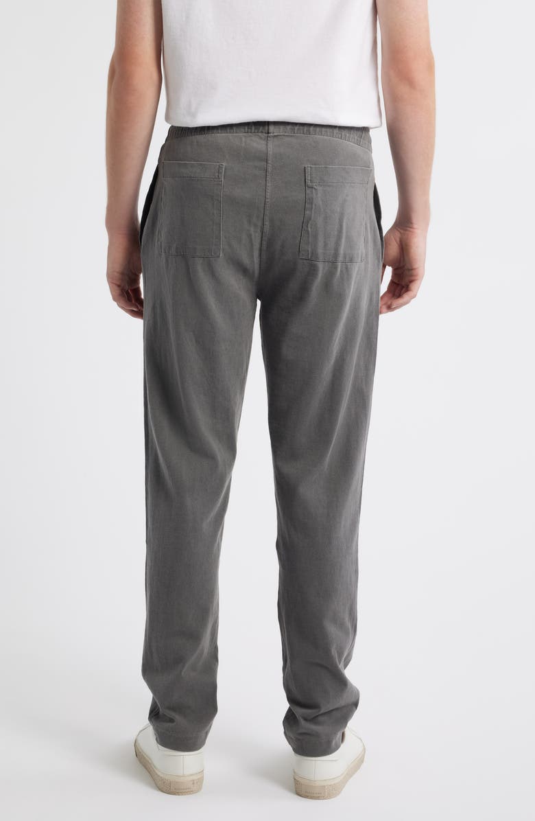 ALEX CRANE Caza Organic Cotton Drawstring Waist Pants, Alternate, color, Slate